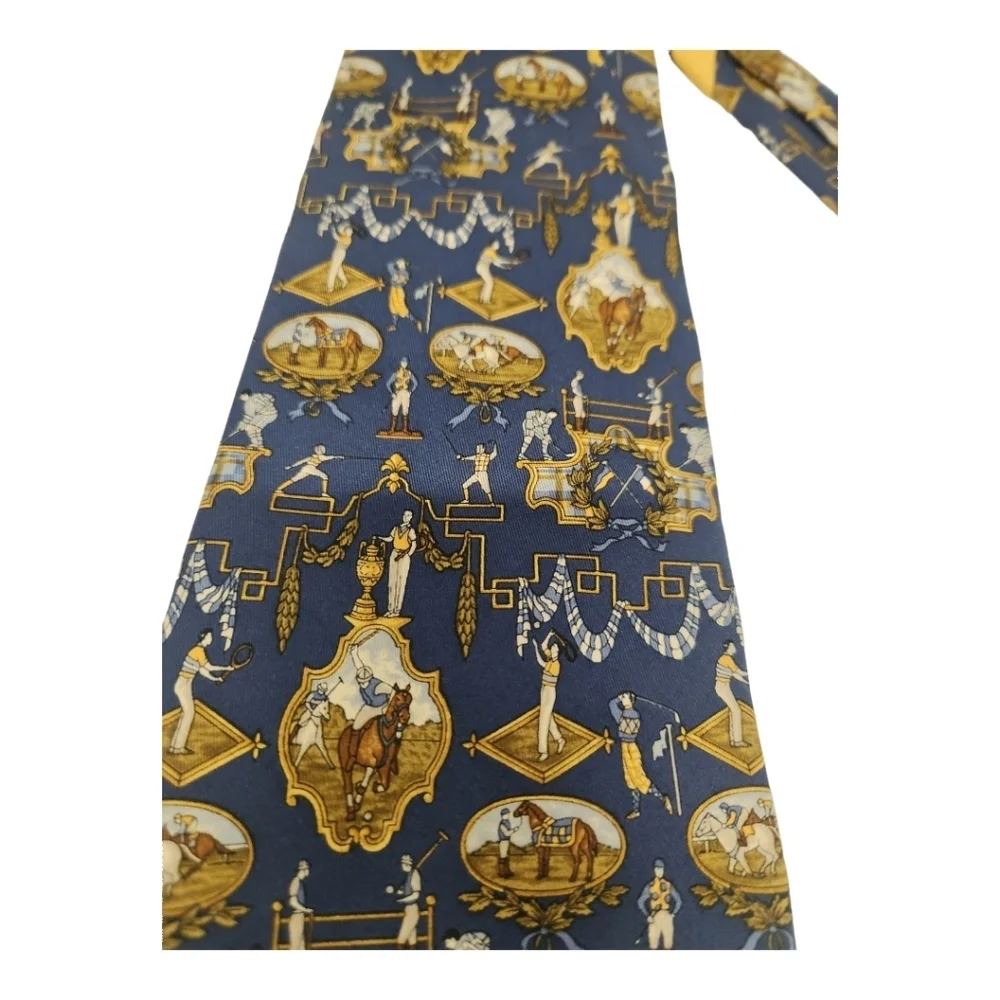 Ferragamo silk‎ tie New